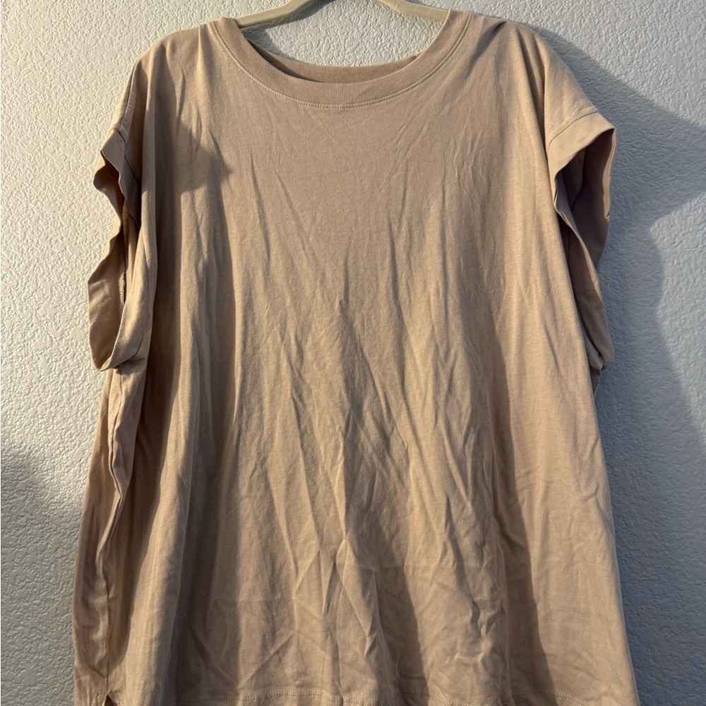Casual Tan T-Shirt
